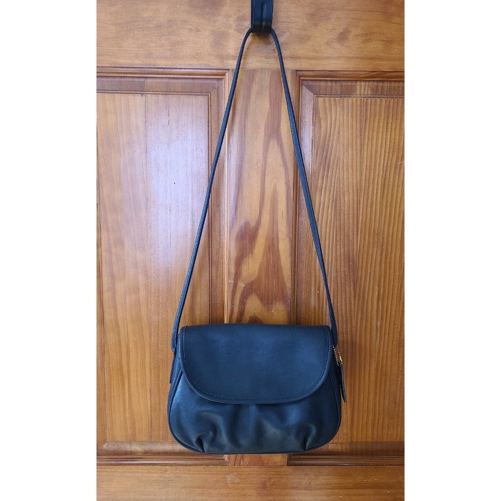 Coach Navy Leather Crossbody Bag